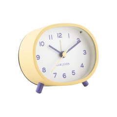 Budík Karlsson KA6025LY Cheeky Oval, 10cm